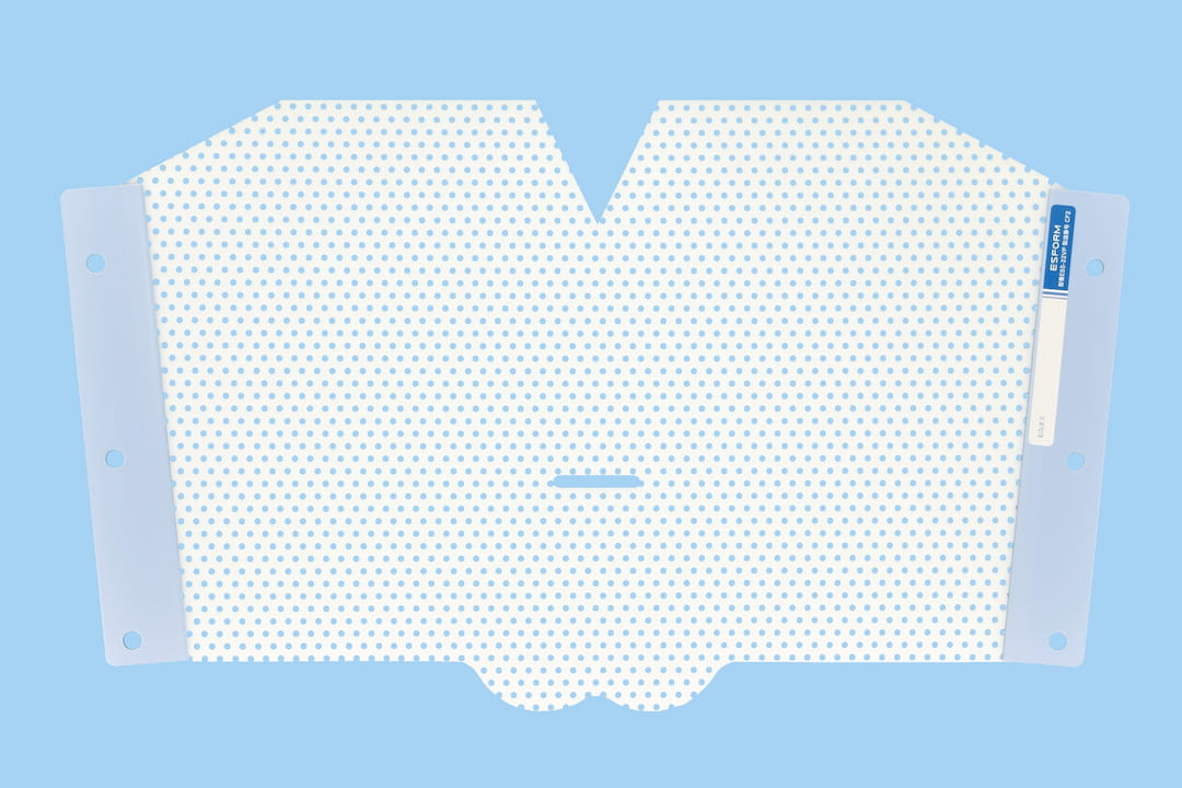 頭部用（中）枠付