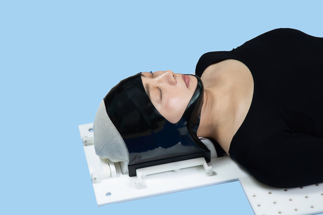 頭部用オープンタイプ 黒色（孔なし）