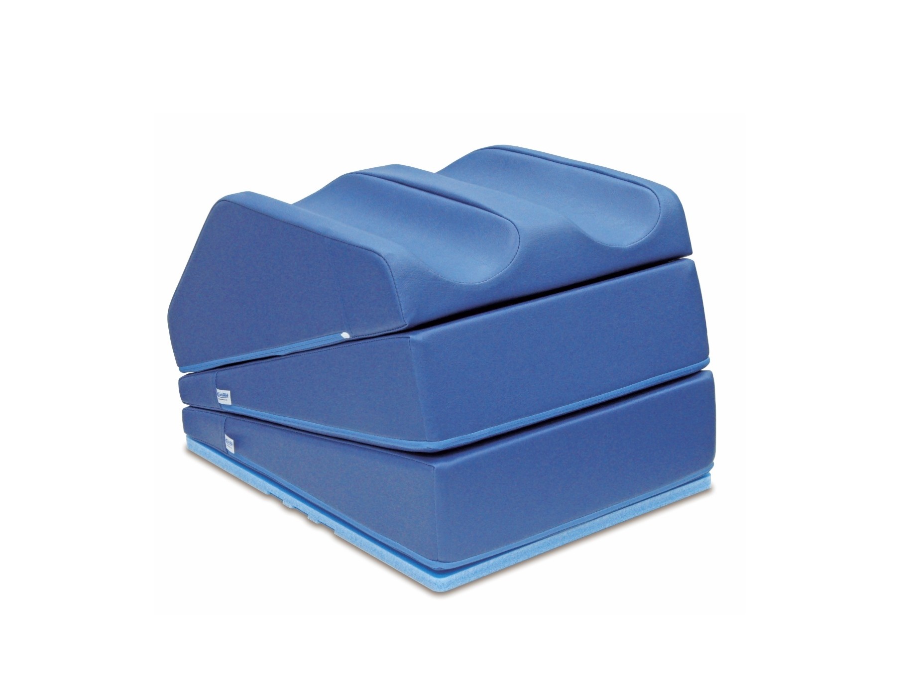 膝乗せクッション（チルト型）を開発しました。